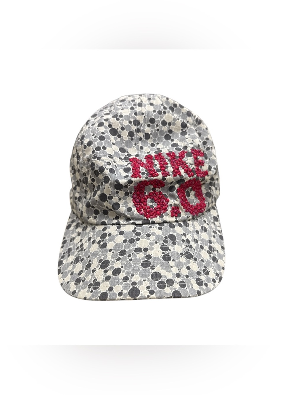 Nike Gray Speckle Cap with Pink Embroidered Logo